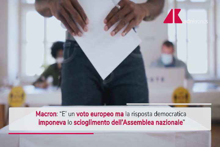 Macron e lo scioglimento dell’Assemblea nazionale: “Solo il voto consente il chiarimento”
