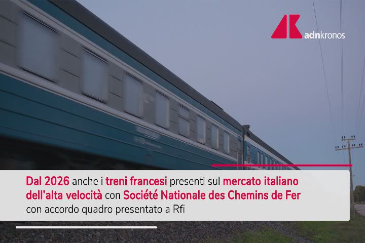 Treni, l’alta velocità francese nel mercato italiano dal 2026