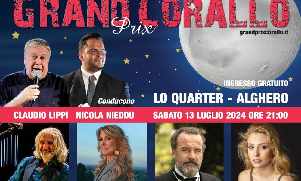 Il Grand Prix Corallo torna a brillare: Premi e star sotto le stelle di Alghero