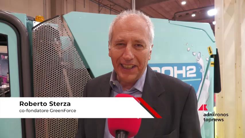 Hydrogen Expo, Sterza (GreenForce): “Presentiamo prima macchina spazzatrice stradale ad idrogeno”