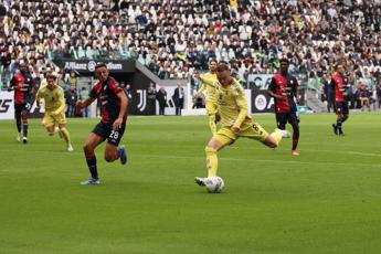 Juventus Cagliari 1 1, gol di Vlahovic e Marin