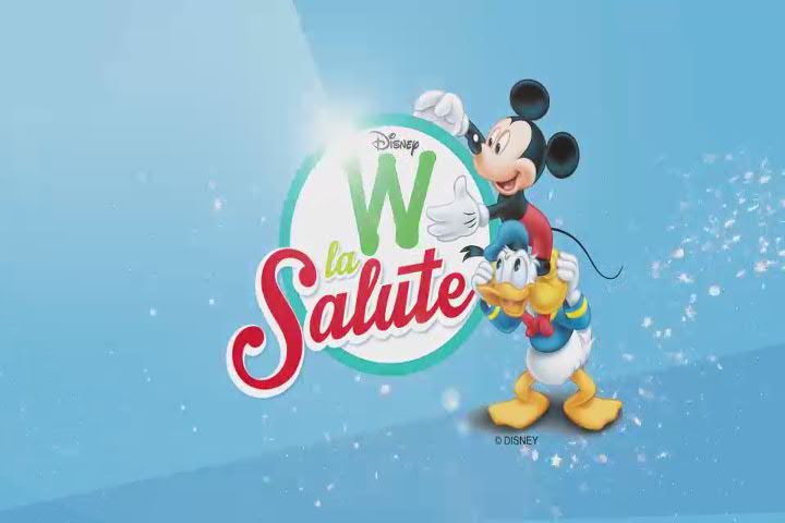 ‘W la salute’, Topolino e i suoi amici guidano i bambini negli stili di vita sani