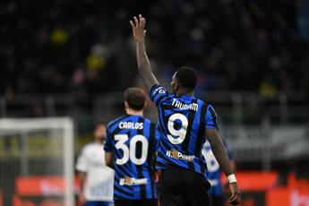 Inter Como 2 0, gol di Carlos Augusto e Thuram