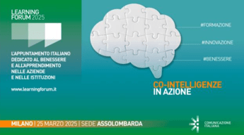 ‘Co intelligenze in azione’, al via learning forum 2025  